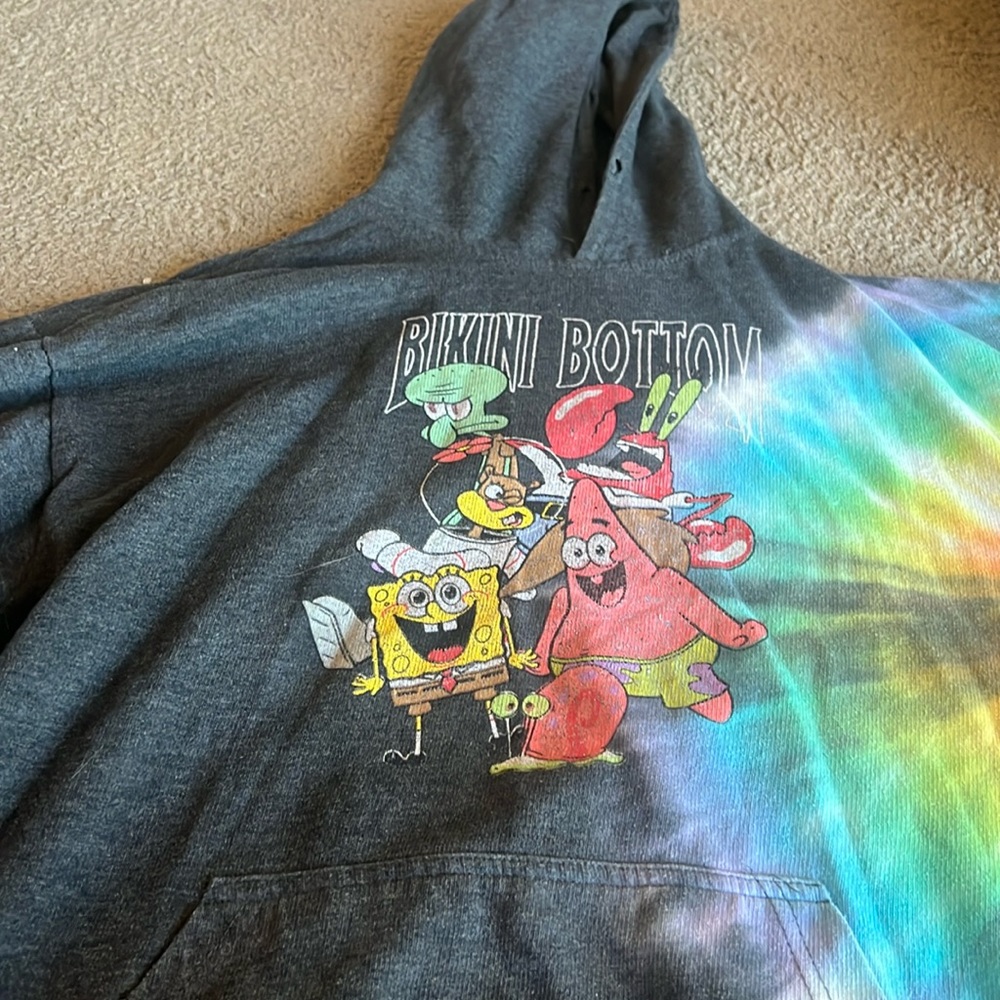 SpongeBob tie-dye hoodie